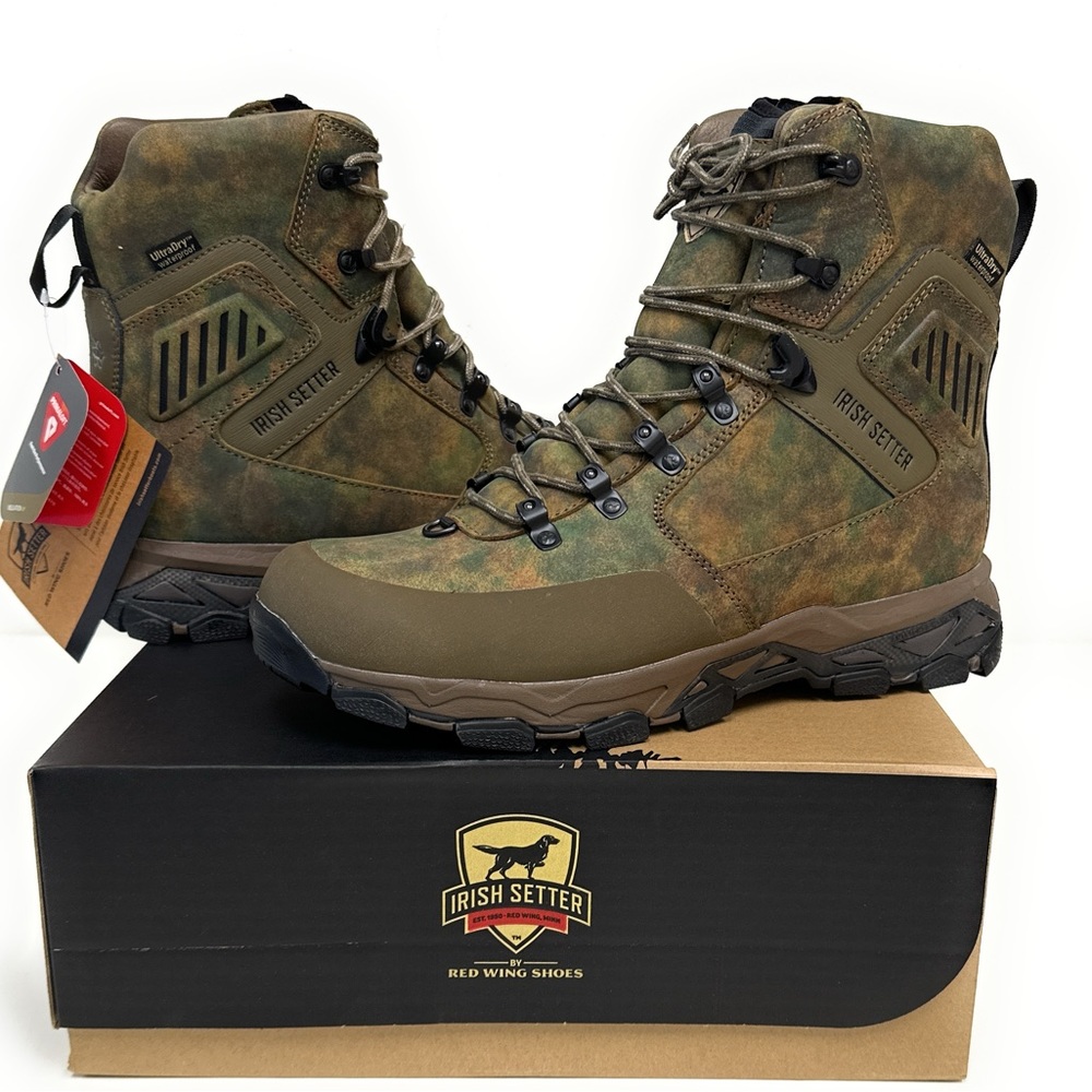 Red Wing Irish Setter Pinnacle 9” Mens Waterproof Work shoes/Hunt Boot - Picture 3 of 14